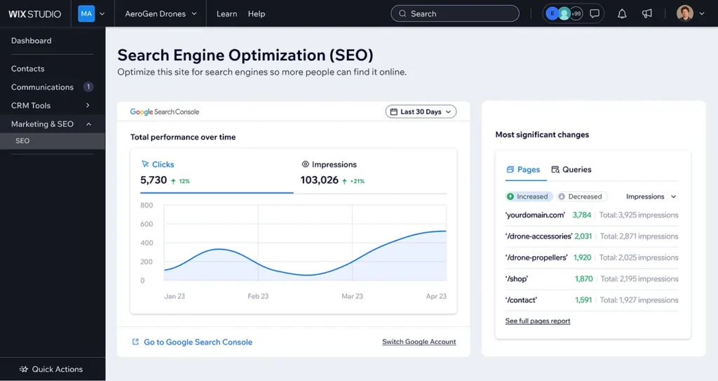 Built-in SEO Tools for Better Online Visibility